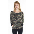 Camo Fleece Raglan w/Pouch Pocket Camo Fleece Raglan w/Pouch Pocket